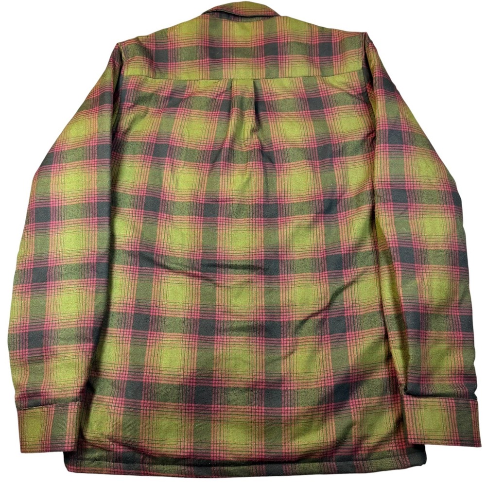Dixxon Flannel The Payback Plaid Jacket Mens S Quilted Zip Snap Moto Grunge NWT - Picture 2 of 14